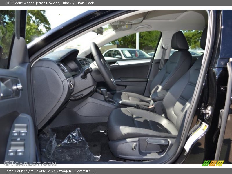 Black / Titan Black 2014 Volkswagen Jetta SE Sedan