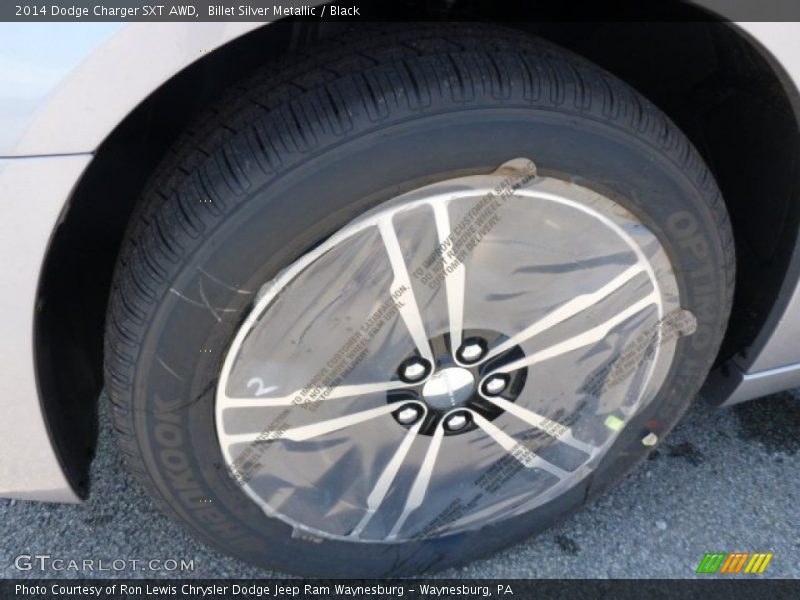 Billet Silver Metallic / Black 2014 Dodge Charger SXT AWD