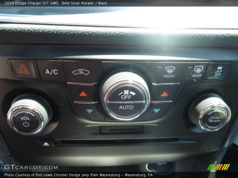 Billet Silver Metallic / Black 2014 Dodge Charger SXT AWD