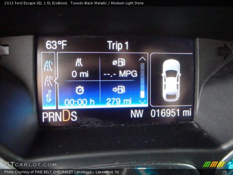 Tuxedo Black Metallic / Medium Light Stone 2013 Ford Escape SEL 1.6L EcoBoost