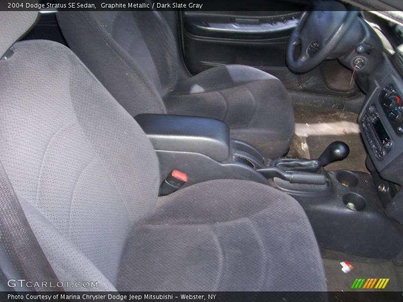 Graphite Metallic / Dark Slate Gray 2004 Dodge Stratus SE Sedan