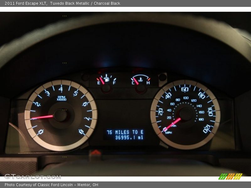 Tuxedo Black Metallic / Charcoal Black 2011 Ford Escape XLT