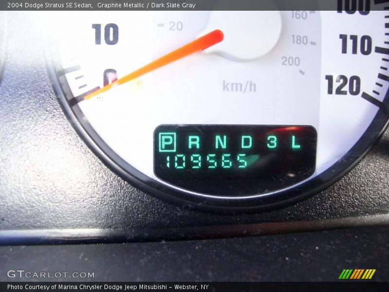 Graphite Metallic / Dark Slate Gray 2004 Dodge Stratus SE Sedan
