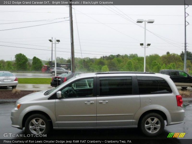 Bright Silver Metallic / Black/Light Graystone 2012 Dodge Grand Caravan SXT