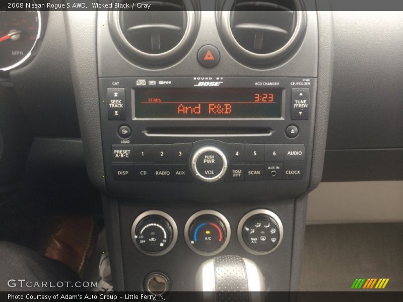 Wicked Black / Gray 2008 Nissan Rogue S AWD