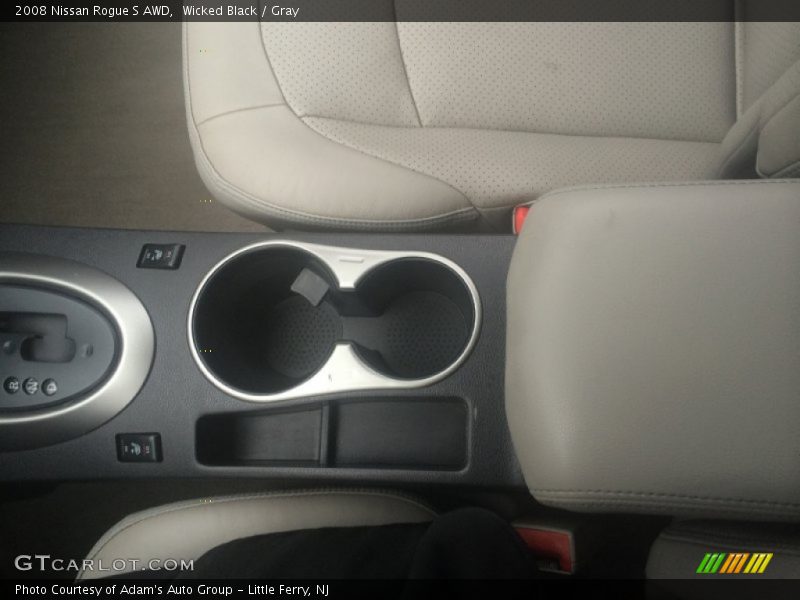 Wicked Black / Gray 2008 Nissan Rogue S AWD