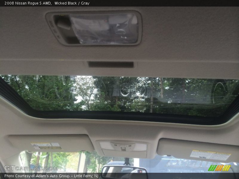 Wicked Black / Gray 2008 Nissan Rogue S AWD