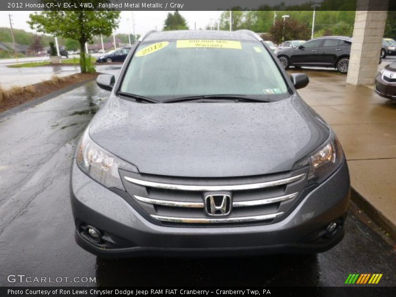 Polished Metal Metallic / Gray 2012 Honda CR-V EX-L 4WD