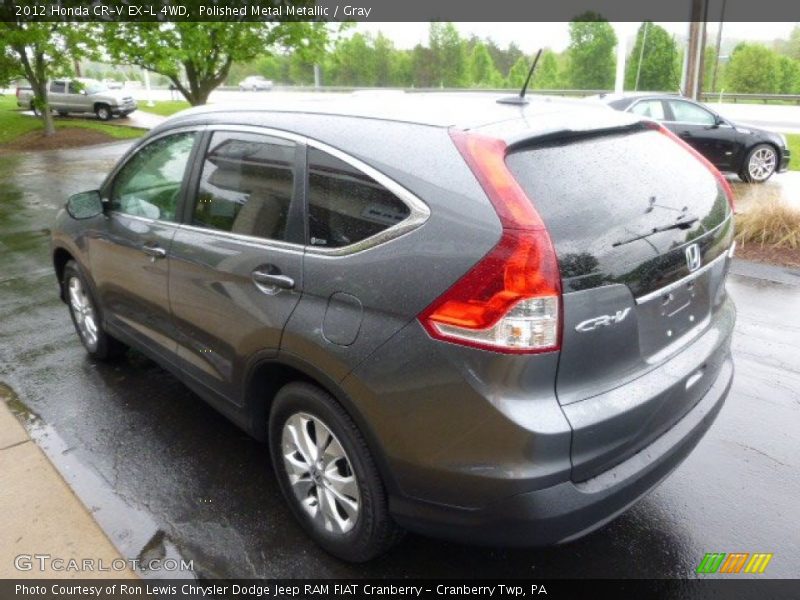 Polished Metal Metallic / Gray 2012 Honda CR-V EX-L 4WD
