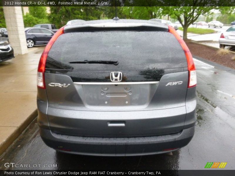 Polished Metal Metallic / Gray 2012 Honda CR-V EX-L 4WD