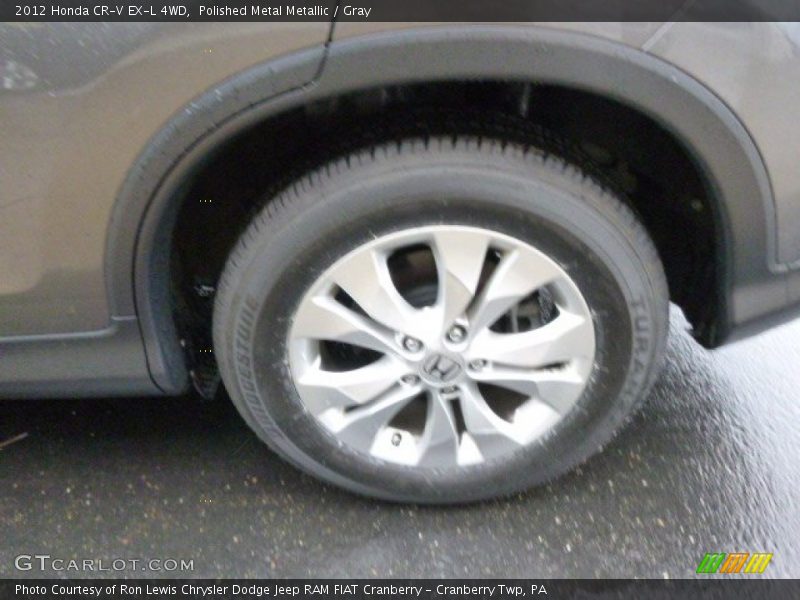 Polished Metal Metallic / Gray 2012 Honda CR-V EX-L 4WD