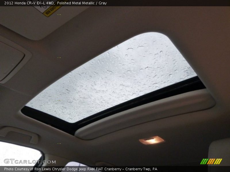 Polished Metal Metallic / Gray 2012 Honda CR-V EX-L 4WD