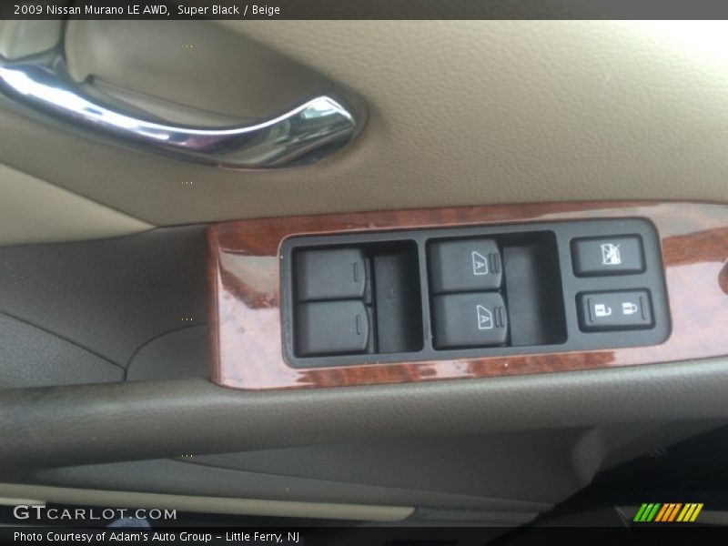 Super Black / Beige 2009 Nissan Murano LE AWD