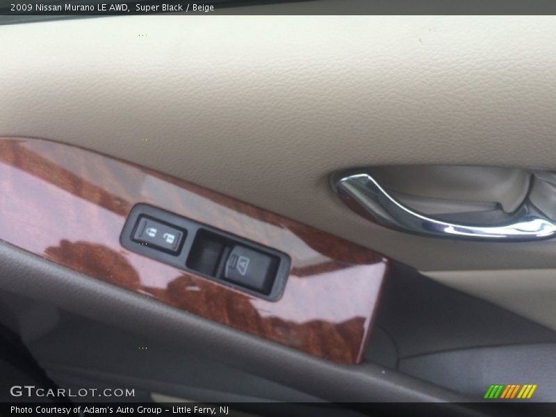 Super Black / Beige 2009 Nissan Murano LE AWD