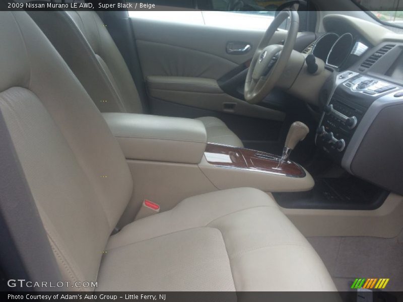 Super Black / Beige 2009 Nissan Murano LE AWD