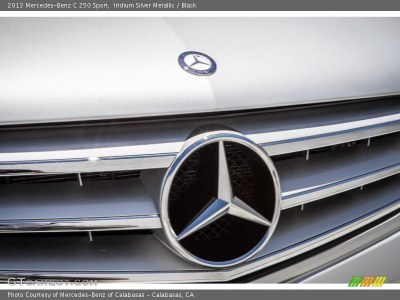 Iridium Silver Metallic / Black 2013 Mercedes-Benz C 250 Sport