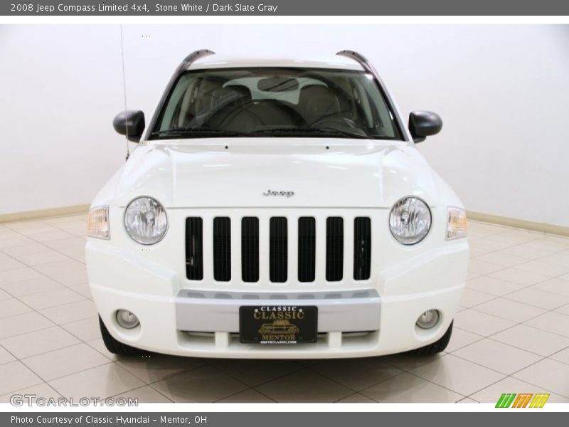 Stone White / Dark Slate Gray 2008 Jeep Compass Limited 4x4