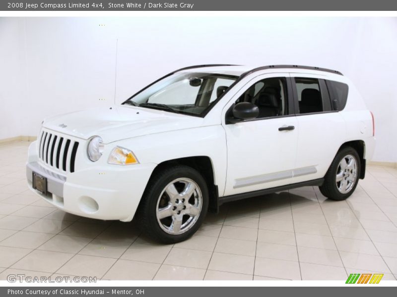 Stone White / Dark Slate Gray 2008 Jeep Compass Limited 4x4