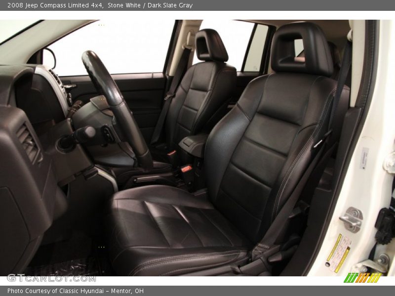 Stone White / Dark Slate Gray 2008 Jeep Compass Limited 4x4
