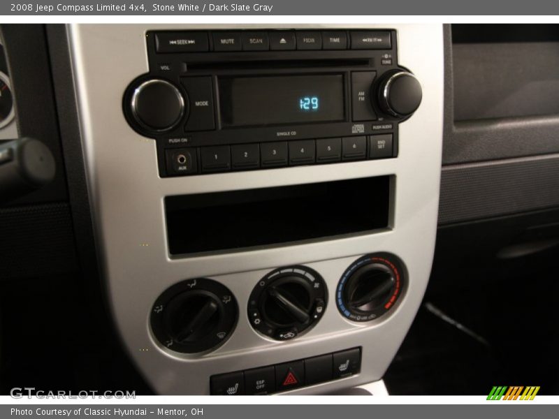 Stone White / Dark Slate Gray 2008 Jeep Compass Limited 4x4