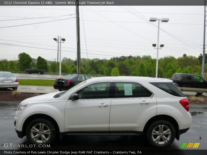 Summit White / Light Titanium/Jet Black 2012 Chevrolet Equinox LS AWD