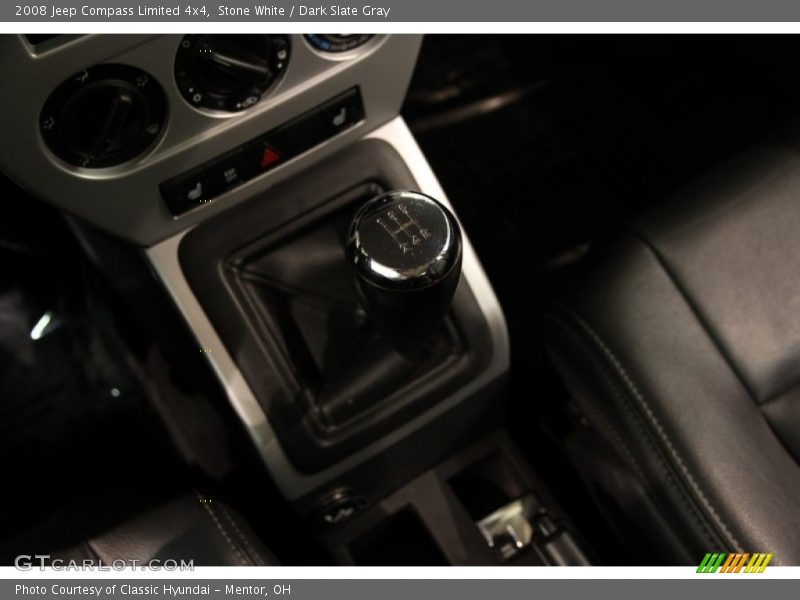 Stone White / Dark Slate Gray 2008 Jeep Compass Limited 4x4