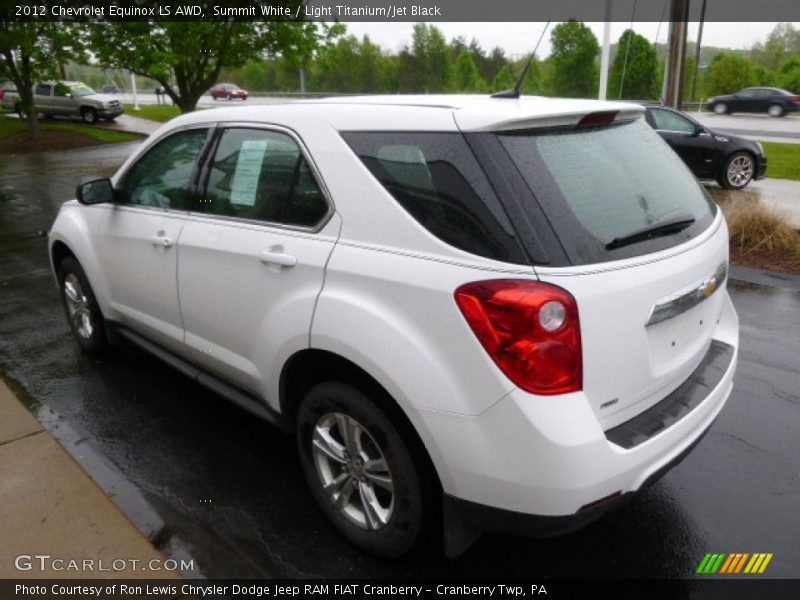 Summit White / Light Titanium/Jet Black 2012 Chevrolet Equinox LS AWD