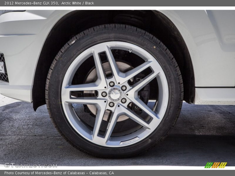 Arctic White / Black 2012 Mercedes-Benz GLK 350