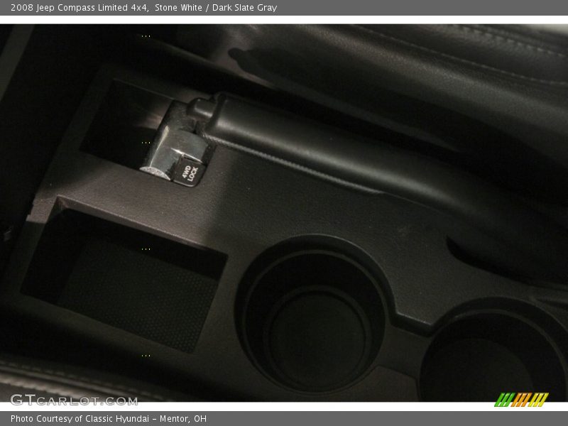 Stone White / Dark Slate Gray 2008 Jeep Compass Limited 4x4