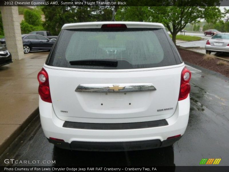 Summit White / Light Titanium/Jet Black 2012 Chevrolet Equinox LS AWD