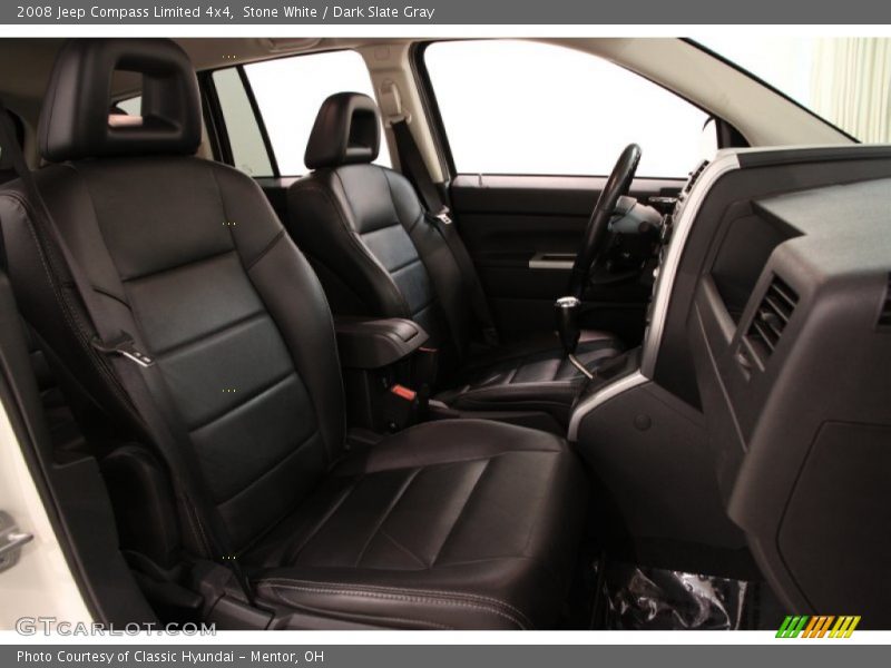 Stone White / Dark Slate Gray 2008 Jeep Compass Limited 4x4