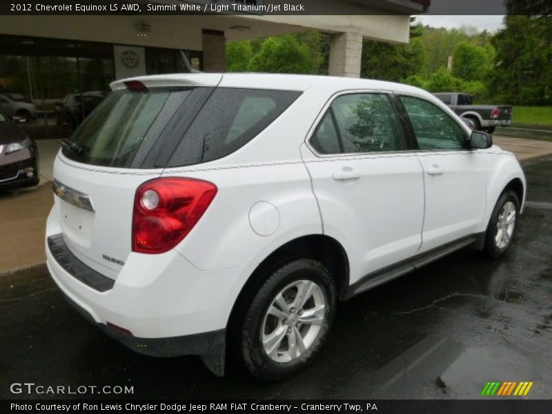 Summit White / Light Titanium/Jet Black 2012 Chevrolet Equinox LS AWD