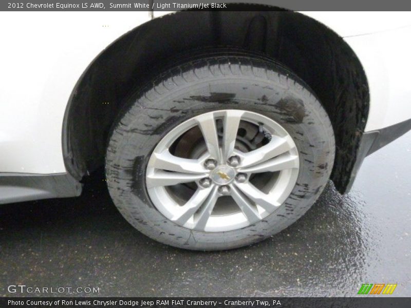 Summit White / Light Titanium/Jet Black 2012 Chevrolet Equinox LS AWD