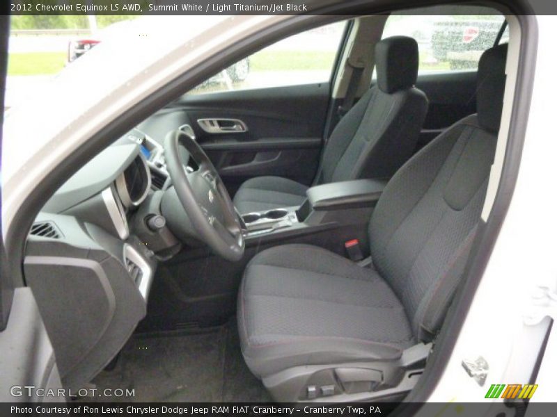 Summit White / Light Titanium/Jet Black 2012 Chevrolet Equinox LS AWD