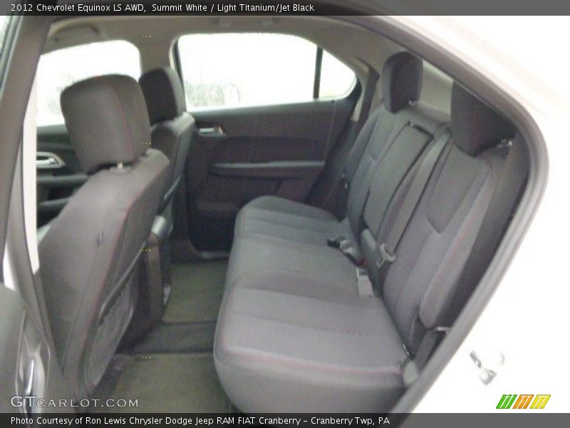 Summit White / Light Titanium/Jet Black 2012 Chevrolet Equinox LS AWD