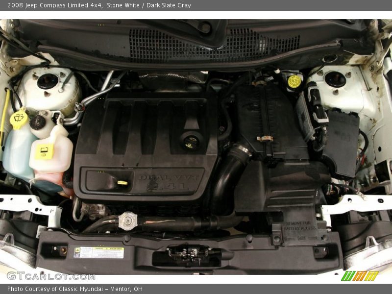 Stone White / Dark Slate Gray 2008 Jeep Compass Limited 4x4