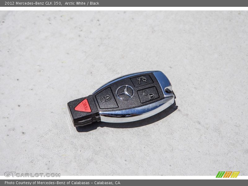 Arctic White / Black 2012 Mercedes-Benz GLK 350