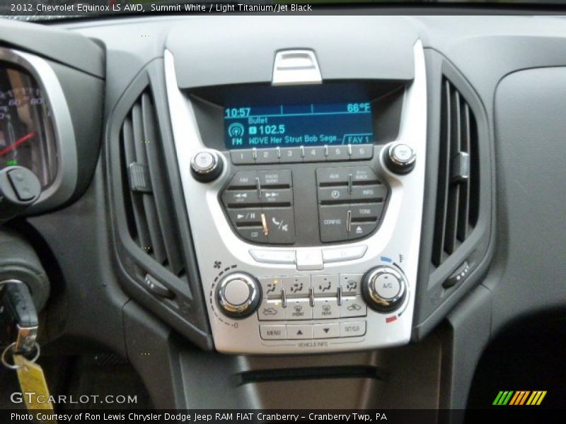 Summit White / Light Titanium/Jet Black 2012 Chevrolet Equinox LS AWD