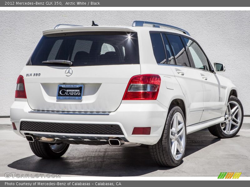 Arctic White / Black 2012 Mercedes-Benz GLK 350