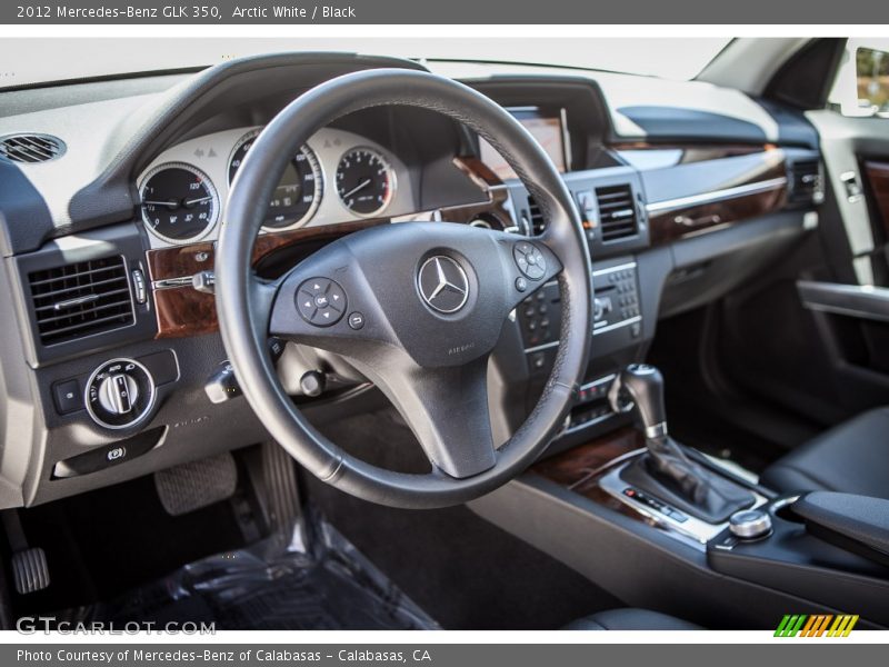 Arctic White / Black 2012 Mercedes-Benz GLK 350