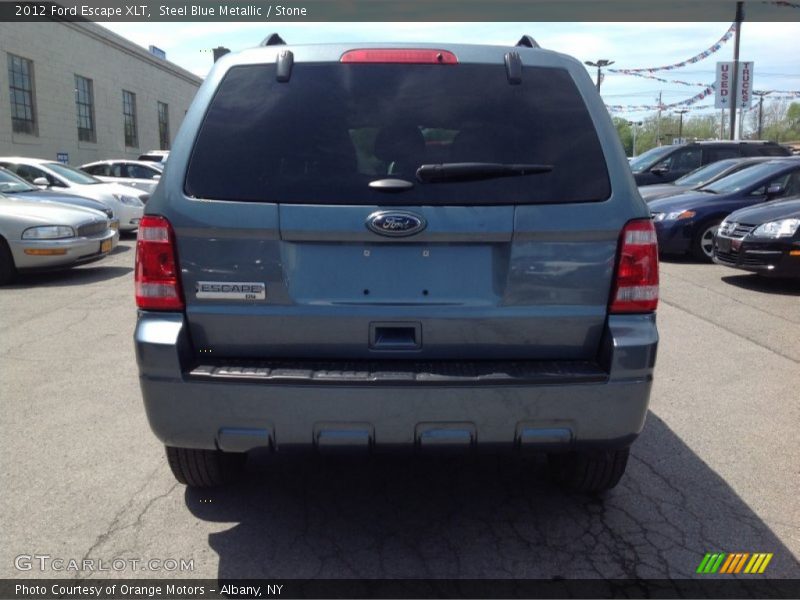 Steel Blue Metallic / Stone 2012 Ford Escape XLT