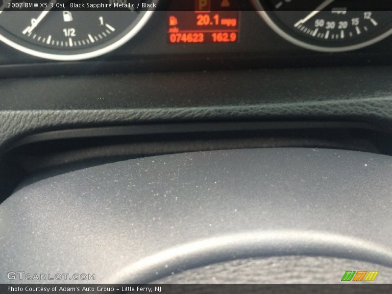 Black Sapphire Metallic / Black 2007 BMW X5 3.0si