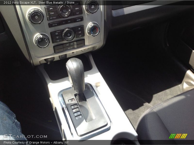 Steel Blue Metallic / Stone 2012 Ford Escape XLT