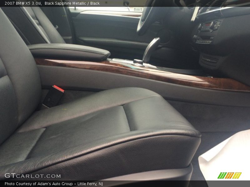 Black Sapphire Metallic / Black 2007 BMW X5 3.0si