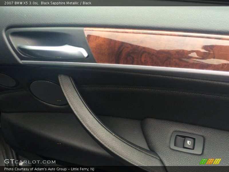 Black Sapphire Metallic / Black 2007 BMW X5 3.0si
