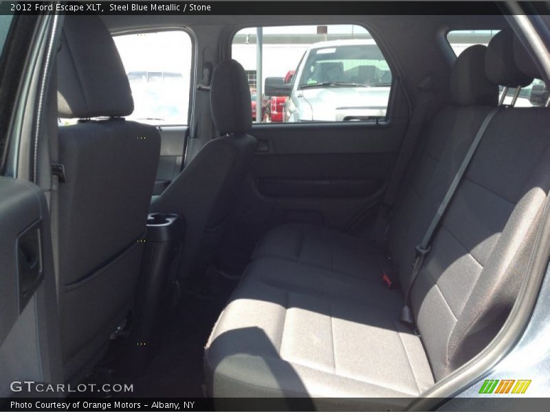 Steel Blue Metallic / Stone 2012 Ford Escape XLT