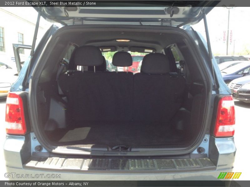 Steel Blue Metallic / Stone 2012 Ford Escape XLT
