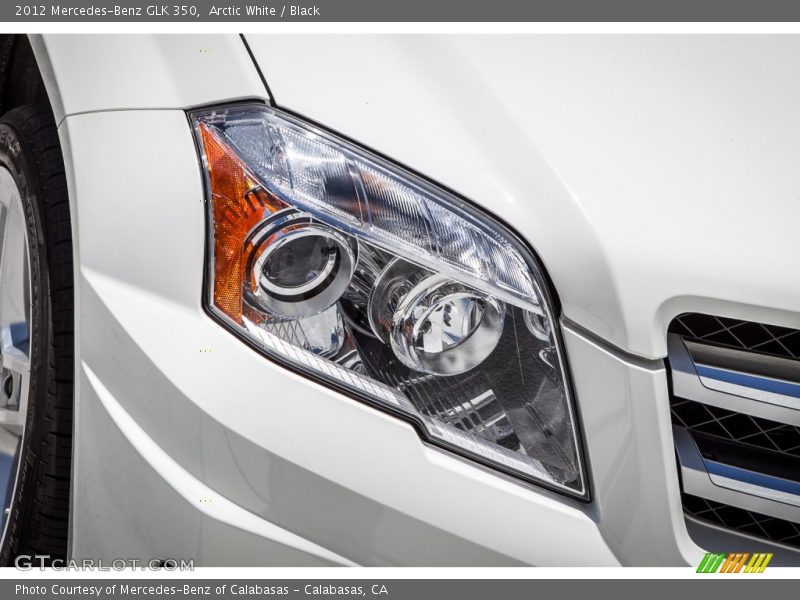 Arctic White / Black 2012 Mercedes-Benz GLK 350