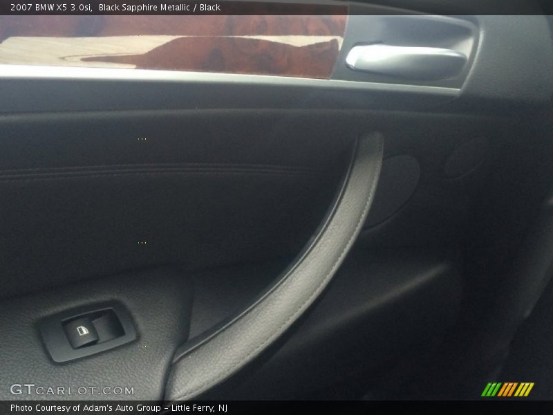 Black Sapphire Metallic / Black 2007 BMW X5 3.0si