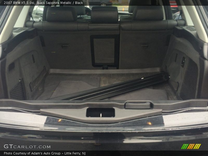 Black Sapphire Metallic / Black 2007 BMW X5 3.0si